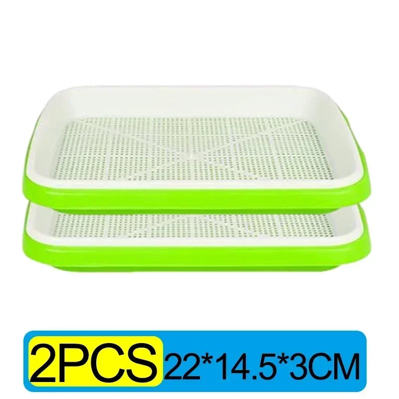 3/1PCS Germination Tray Plant Seeds Pot Garden Double Layer Arc Soilless Hydroponics Seedling Sprout Plate Gardening Accessories