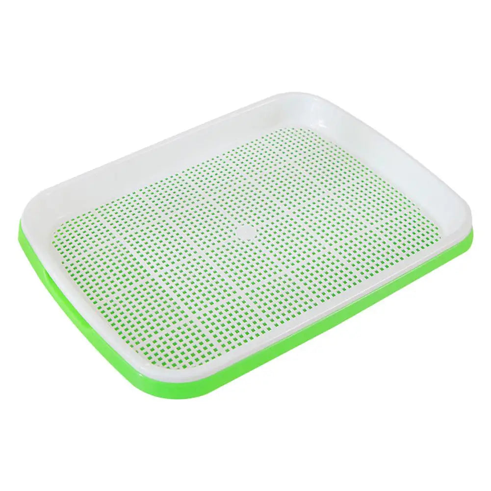 Soilless Planting Seedling Tray,Seed Sprouter Germination Tray for Growing, Bean Sprouts, Cat Grass, Wheat Grass, Mung Beans